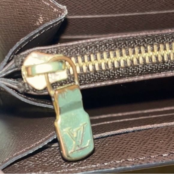 Louis Vuitton Envelope Wallet Long Portefeiulle Sarah Brown Damier - Picture 14 of 16